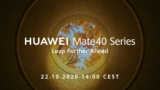22 Οκτωβρίου: Αυτή είναι η ημερομηνία που η Huawei θα παρουσιάσει τα νέα Mate 40.