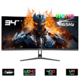 FYHXele FY34WQHC: Κυρτό Ultrawide 1440P Monitor, 34″ , με 165hz refresh rate και Adaptive sync από Ευρώπη με 306.3€!