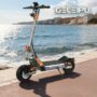 GELEIPU GT EVO Electric Scooter, 1600W*2 Motor, 60V 36Ah Battery, 11 inch Tires, 86km/h Max Speed, 95km Range, Hydraulic Brakes,...