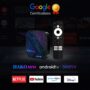 HAKOPro Amlogic S905Y4 Quad core 2GB RAM 8GB eMMC Google Certified Android 11 TV Box Netflix 4K AV1 5G WiFi...