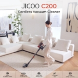 JIGOO C200 : Ασύρματη σκούπα 23.000Pa με 2 ταχύτητες και αυτονομία έως 40 λεπτά