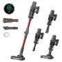JIGOO C500 Cordless Vacuum Cleaner, 33KPa Suction, 500W Motor, Smart Dust Sensor, 1.2L Dust Cup, 5-Stage Filtration, Up to 60...
