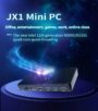JX1 MINI PC Windows 11 4K Mini PC Intel N5105 Intel UHD Graphics 8GB DDR4 128GB SSD