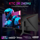 [#Ιστορικό_Χαμηλό] KTC H27S25E: Gaming monitor 27″ , με κυρτό 1440p Panel και ρυθμό ανανέωσης 240Hz στα 250€!