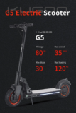 [#Ιστορικό_Χαμηλό] KUGOO G5 : Foldable πατίνι πόλης, με διπλή ανάρτηση, 500W μοτέρ και αντοχή μέχρι 120 κιλά στα 369€!