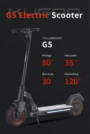KUGOO G5 Folding Electric Scooter 10 inch Pneumatic Tire 500W Motor