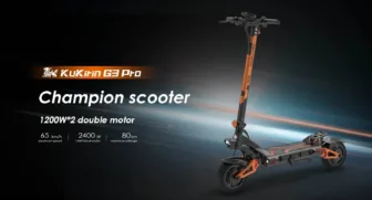 KuKirin G3 Pro : Δύο μοτέρ συνολικής ισχύς 2400W, σε ένα All-around πατίνι, με τρομερές επιδόσεις!