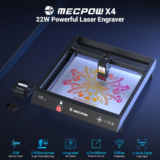 [#Ιστορικό_Χαμηλό] Mecpow X4 : Laser Engraver 22W με επιφάνεια χάραξης 41 x 41 εκατοστά, Air Assist και ταχύτητα 2.2 μέτρα το λεπτό!