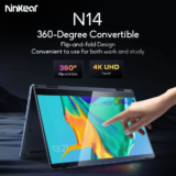 [#Ιστορικό_Χαμηλό] Ninkear N14 : Laptop με περιστρεφόμενη οθόνη αφής 14″, Intel N95 και 12GB RAM, στα 342.1€.