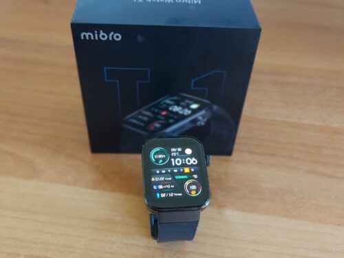 Mibro T1 Smartwatch Global Version Bluetooth Calling 1.6Inch AMOLED