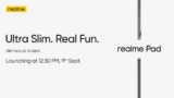 Στις 9 Σεπτεμβρίου θα παρουσιαστεί το Realme Pad