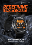 HAYLOU Watch R8 : Μεταλλική κατασκευή, αυτονομία 7 ημερών, αδιάβροχο στις 3 ΑΤΜ  και τρομερό ΣΤΥΛ με μόλις 31.5€ τελική τιμή!