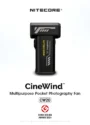 NITECORE CW20 Multipurpose Pocket Photography Fan