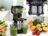Τέρμα το ψιλοκόψιμο: Ο BioloMix Slow Juicer έχει στόμα 15 εκατοστά και καταπίνει τα πάντα ολόκληρα