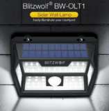 BW-OLT1: Προβολέας με ηλιακό συλλέκτη και αισθητήρα κίνησης στα 20€!