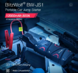 [#Ιστορικό_Χαμηλό] BlitzWolf BW-JS1 : Jump Started 800A και Q.C. 3.0 Power Bank 12.000 mAh μαζί, με 70.7€ από Ευρώπη!!
