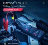 [#Ιστορικό_Χαμηλό] BlitzWolf BW-JS1 : Jump Started 800A και Q.C. 3.0 Power Bank 12.000 mAh μαζί, με 50.2€ από Ευρώπη!!