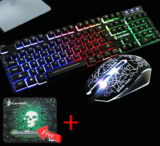 Έγχρωμο Gaming Keyboard με Mouse Pad και 2400DPI Gaming Mouse στα 15€!!