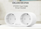 [#χαμηλότερα_από_ποτέ] DIGOO DG-SP202 : Διπλή έξυπνη πρίζα με ανεξάρτητο έλεγχο για την κάθε υποδοχή στα 11.3€!