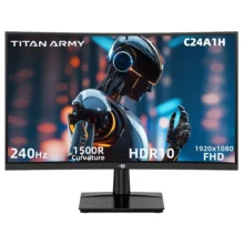 TITAN ARMY C24A1H: Ένα gaming monitor 24 ιντσών με 240Hz και κυρτό panel που κοστίζει ελάχιστα