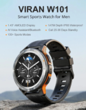 [#Ιστορικό_Χαμηλό] Το VIRAN W101 είναι ένα πολύ όμορφο rugged Smartwatch με AMOLED οθόνη 1.43″ και Bluetooth Call στα 42.2€