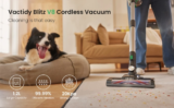 Vactidy V8 : Ασύρματη stick σκούπα, με απορρόφηση 20kPA και μπαταρία 2200mAh στα 70€!!