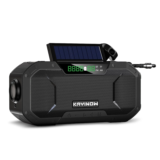 Ραδιόφωνο/ηχείο BT/Powerbank και φακός με μπαταρία 5000mAh, ηλιακό συλλέκτη ΚΑΙ μανιβέλα!
