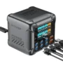 GaN Tech Blitzwolf BW S33 420W 8 Ports USB PD Charger 6USB C+2USB A QC PD Digital Display Fast Charging...