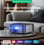 BlitzWolf BW-V10 Ultra: Προβολέας με Android TV 13 και Netflix με 106.4€