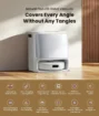 Narwal Freo Z10 Robot Vacuum and Mop, Tangle Free, 15,000Pa Suction, Adapts to Hard-to-Reach Areas, Self-Emptying, Mop Washing & Drying,...