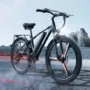 BURCHDA RX60 48V 800W 12.8Ah 26inch Oil Brake Electric Bicycle 30-50KM Mileage 180KG Payload Electric Bike