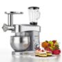 OSMOND SC-213C 1200W 6.5L 3-in-1 Kitchen Food Stand Mixer Stainless Steel Bow 6 Speeds Cream Egg Whisk Blender