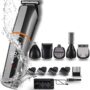 6 in 1 Cordless Display Electric Hair Clipper Beard Grooming Kit