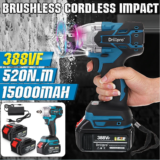[#Ιστορικό_Χαμηλό] Drillpro 388VF 2 in1 : Κρουστική καστάνια/Κατσαβίδι μπαταρίας, με ΔΥΟ μπαταρίες, στα 52.5€ τελική τιμή απο Ευρώπη!