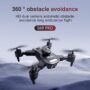 69 WIFI FPV with 4K 480P Dual Camera Obstacle Avoidance Altoitude Hold Mode 15mins Flight Time Foldable RC Drone Quadcopter...