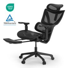 ACGAM CG-5245M: Η εργονομική καρέκλα που έχει μέχρι και υποπόδιο για να κοιμάστε στο γραφείο με στυλ