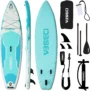 WaveRite Inflatable Stand Up Paddle Board 335+84+15cm 330lbs Capacity 12 15 PSI SUP with Pump Paddle Leash Backpack for Sea...