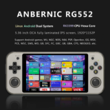 [#Ιστορικό_Χαμηλό] ANBERNIC RG552: Emulator Console με 4GB RAM,  οθόνη 5.36″, και Dual Boot Android και Linux!