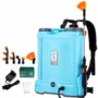 GOCHIFIX Electric Backpack Sprayer 4.2 Gallon 8000mAh Battery 12V Pure Copper Motor 6 Spray Modes Power Sprayer
