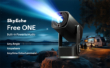 [#Ιστορικό_Χαμηλό] SkyEcho FreeONE Pro : HD, Smart προβολέας, ελεύθερης περιστροφής με autofocus, και ενσωματωμένη μπαταρία με 95.1€!