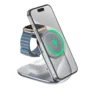 M72 15W 3 in 1 Foldable Magnetic Wireless Charger Stand Fast Charging for iPhone 12 17 for Apple Watch for...