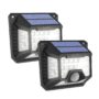 2Pcs Somoreal SM-OLT3 Outdoor Solar Lights 32 LED 120°PIR Sensor Wide Angle Waterproof Wall Light for Garden Path Yard Security...