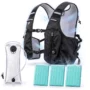 TENGOO Cooling Hydration Vest with 2L Water Bladder and 3 Ice Packs,Lightweight Running Water Backpack,One Size Adjustable Body Cooling Vest...