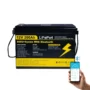 Xmund 12V 200Ah LiFePO4 Battery Pack Bluetooth with 200A BMS Protection 8000+ Times Cycles Support Series Parallel for Outdoor Camping,RV,Boat,Solar...