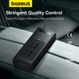 Baseus BS-CL15-03 : Ο αντάπτορας της Baseus που βάζεις στον αναπτήρα του αυτοκινήτου και σου βγάζει πρίζες και USB!