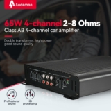 Andeman AS-5040 : Τετρακάναλος ενισχυτής αυτοκινήτου 65W, με 82.6!