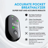 Φορητό επαναφορτιζόμενο αλκοολόμετρο-breathalyzer, για να μην πιάσεις ποτέ τιμόνι όταν δεν πρέπει.