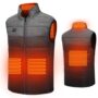 Electric Heated USB Jacket 3 Heat Settings 4 Heating Zones Heated Vest