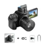 DC207 4K Digital SLR Camera 16MP 28X Zoom Dual Screen Waist Level Viewfinder Vlogging Camera Auto Focus 4800mAh Battery Photography
