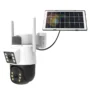 4G 8MP Solar Security Camera Outdoor Dual Lens Camera PTZ AI Human Motion Alert Color Night Vision Two Way Audio...